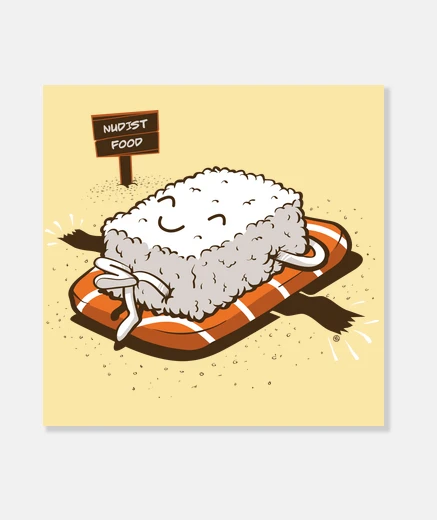 Wall nudist food