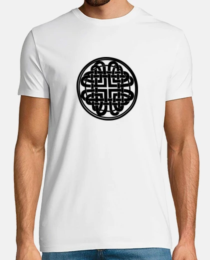 Camiseta Nudo perenne celta. hombre, manga corta