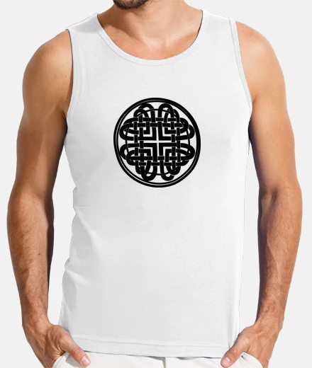 Camiseta Nudo perenne celta. hombre, sin mangas
