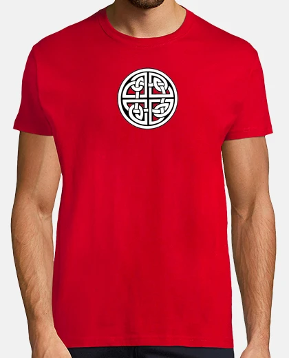 Camiseta NUDO PERENNE Hombre, manga corta, rojo, calidad extra