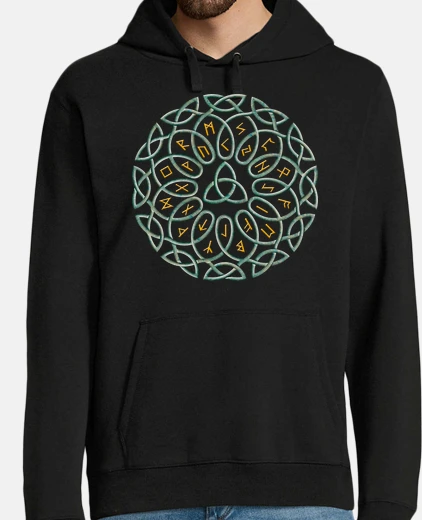 Sudadera Nudo, runas y trisquel