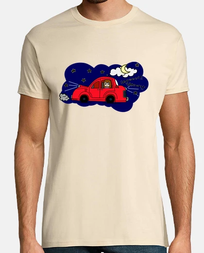 Tee-shirt nuit de voiture