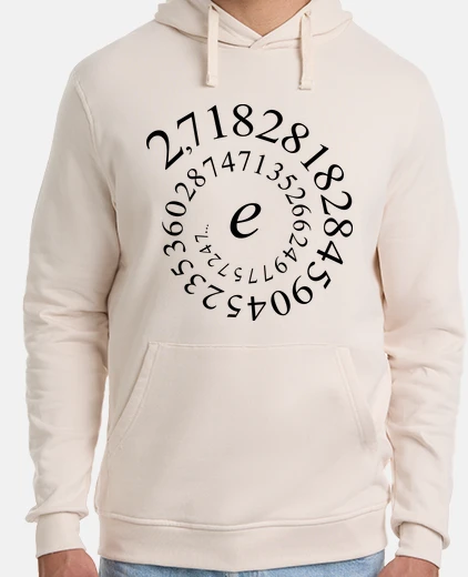 Hoodie number e - maths