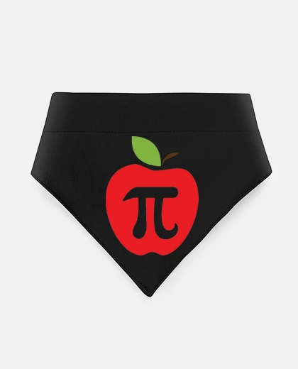 Mascotas number pi math red apple
