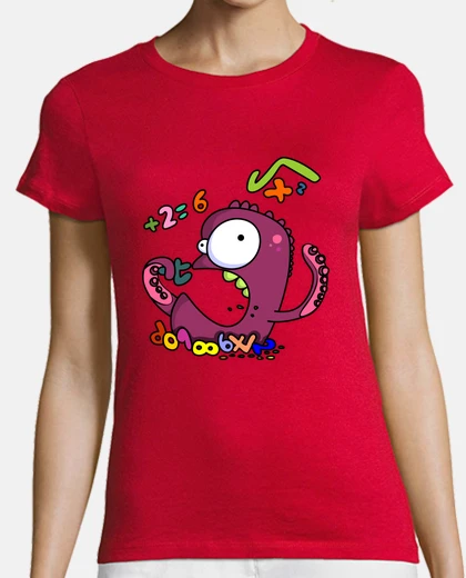 T-shirt numeri monster (granata)