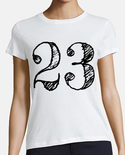 T-shirt numero 23 ventitré numero 23