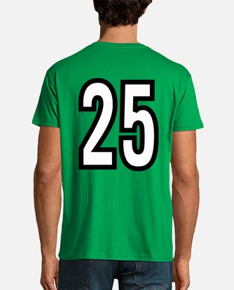 Playera numero 25 ambos lados laTostadora Mexico
