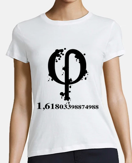 Camiseta Número aureo minúsculas