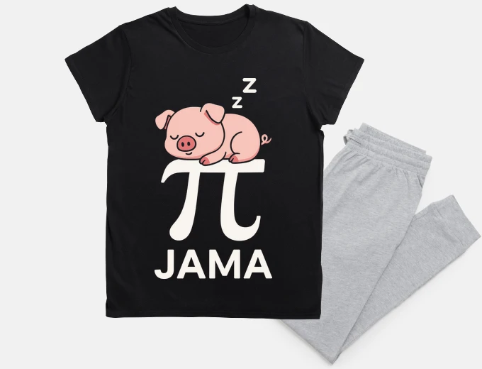 numéro pi pyjama sieste cochon