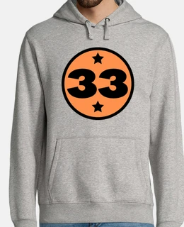 numero 33 arancione black age sport