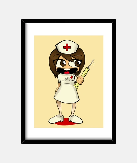 Framed nurse