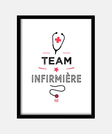 Framed nurse team
