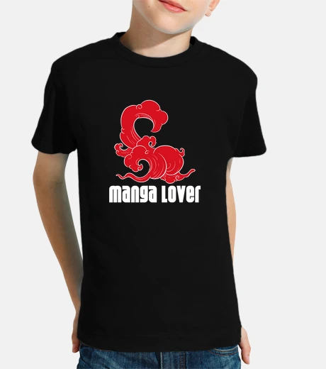Abbigliamento nuvola rossa logo manga amore r