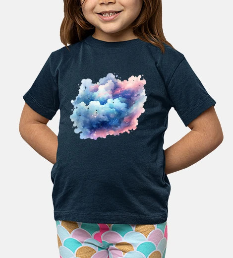 Abbigliamento nuvole viola