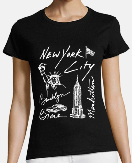 Tee-shirt NYC USA DRAPEAU AMERIQUE EMPIRE