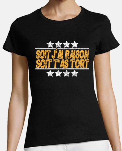 Playera o estoy en lo cierto o tú estás equivocado, regala humor