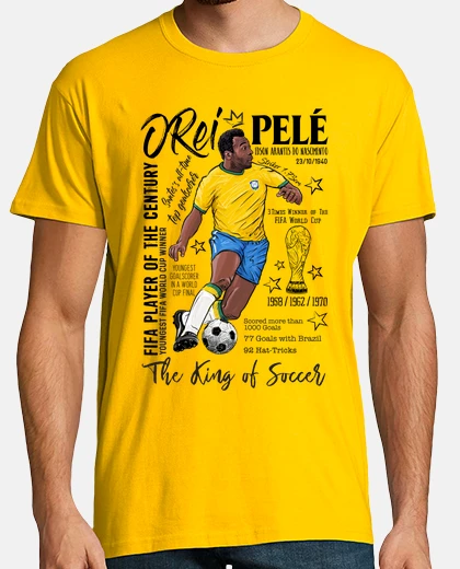 Camiseta O Rei Pelé - Infographic Poster V01