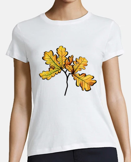 T-shirt Oak Leaves Autumn Art