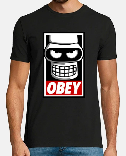 T-shirt obey (bender)