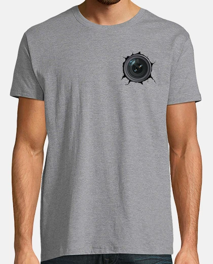 Tee-shirt objectif de la caméra