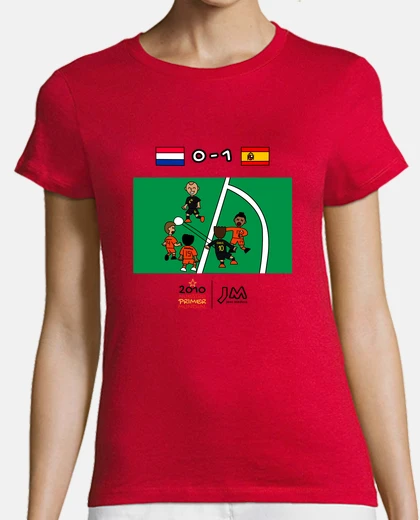 Tee-shirt objectif iniesta - finale mondiale 2010