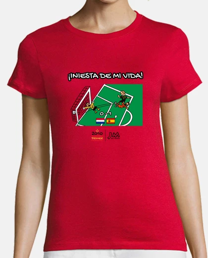Tee-shirt objectif iniesta - finale mondiale 2010