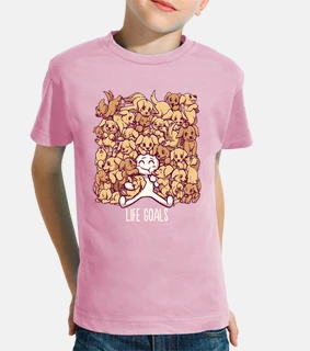 objetivos de vida - camiseta de niños