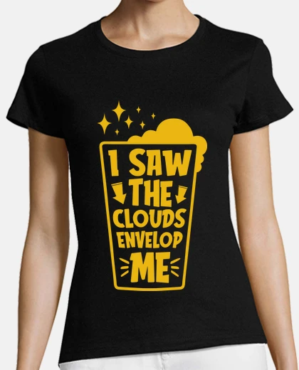 Tee-shirt OBV -  I SAW THE CLOUDS ENVELOP ME