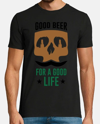 Camiseta obv - buena cerveza para una buena vida