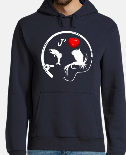 Sweat OBV - J aime la Pêche a la mouche