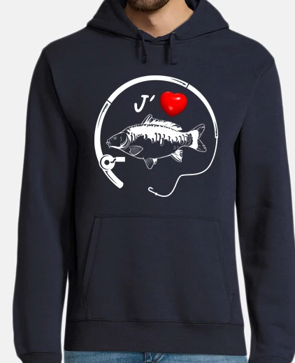 Sweat OBV - J aime la Pêche de la carpe