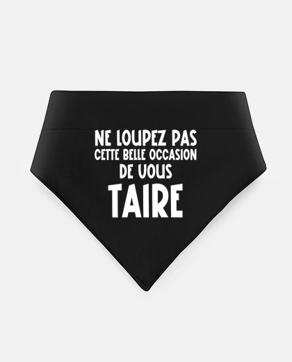 Mascotas occasion de vous taire
