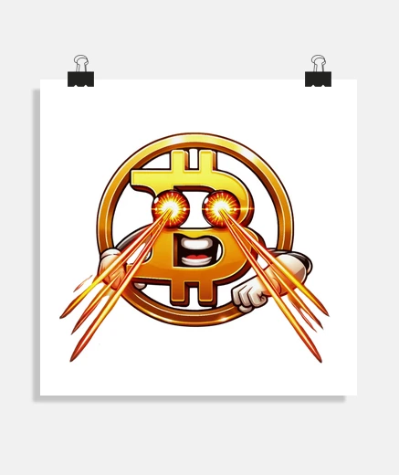 Poster Occhi leer bitcoin: potere crittografic
