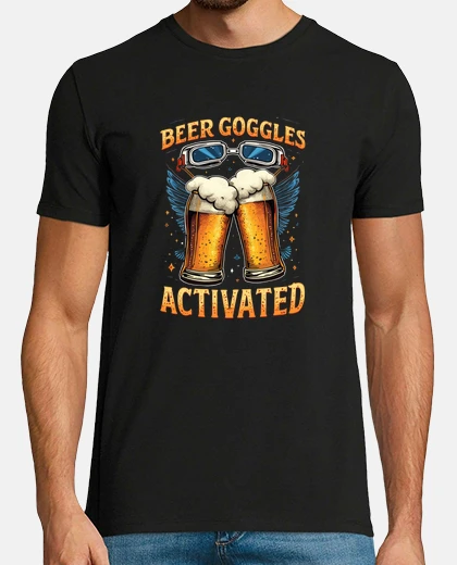 T-shirt occhiali da birra
