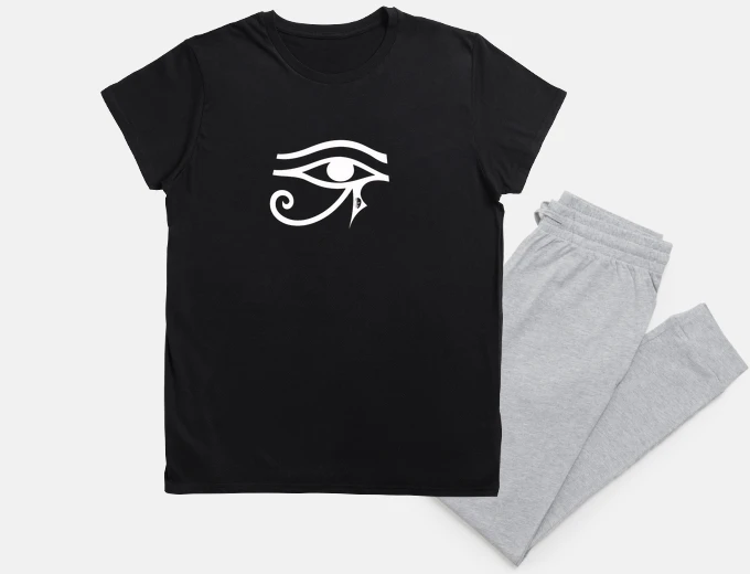 Pigiama occhio bianco di horus