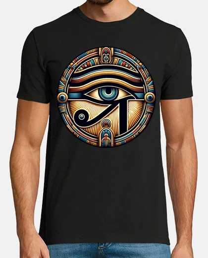 T-shirt occhio di Horus antico Egitto arte egiz