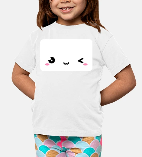 Abbigliamento occhiolino kawaii t-shirt divertente - t-shirt divertente
