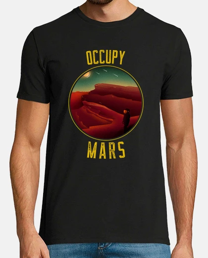 T-shirt occupare Marte