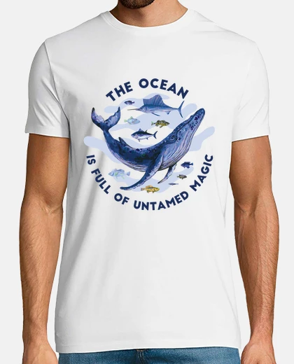Tee-shirt océan maritime baleine environnement vi
