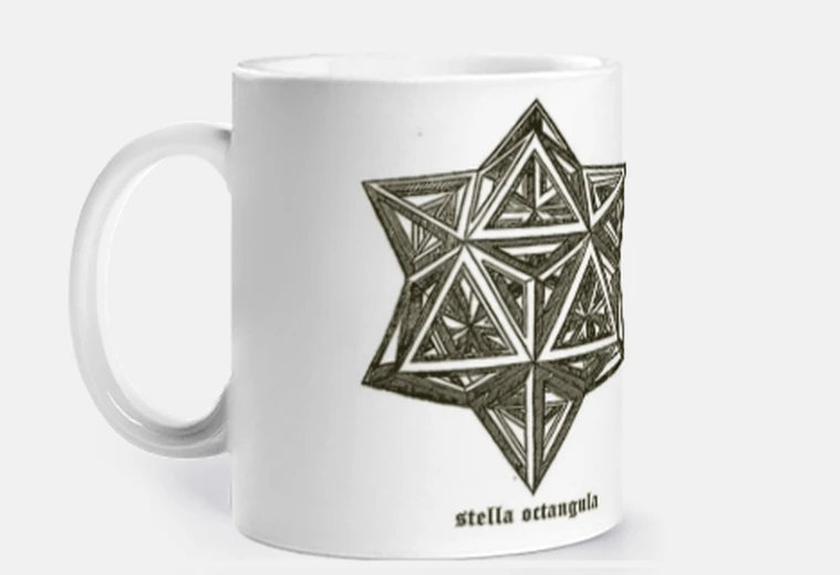 Mug octaèdre étoilé