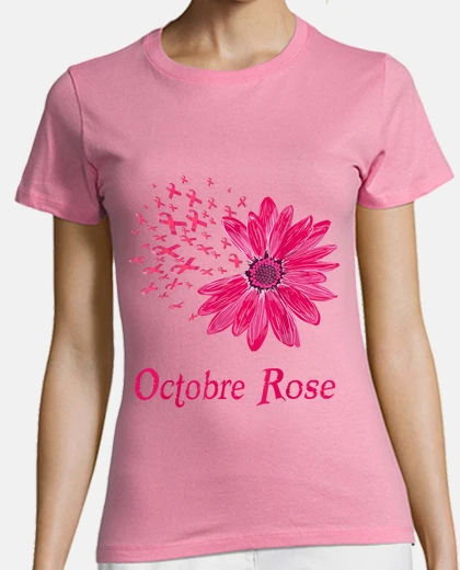 T-shirt October Pink 2024 Women Cancer Awarenes