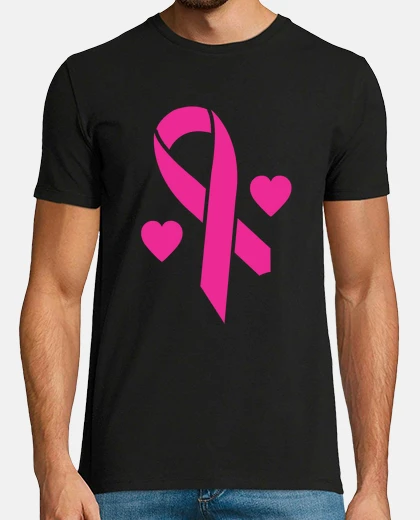 Tee-shirt Octobre Rose Cancer du Sein Ruban
