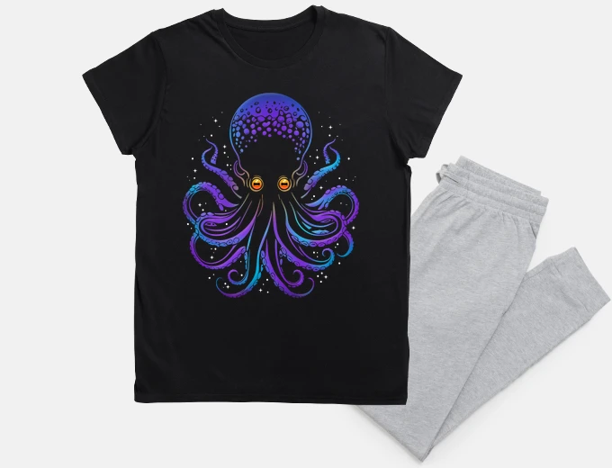 Pigiama octopus - abbigliamento e accessori nodeco per sub