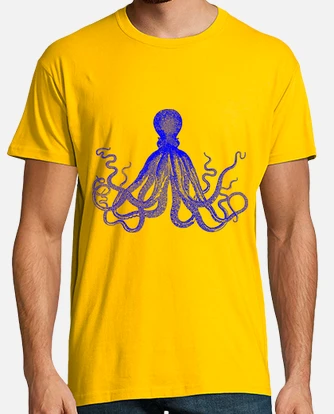Maglia octopus blu store