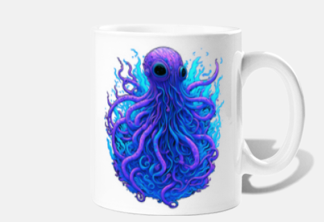 octopus - taza
