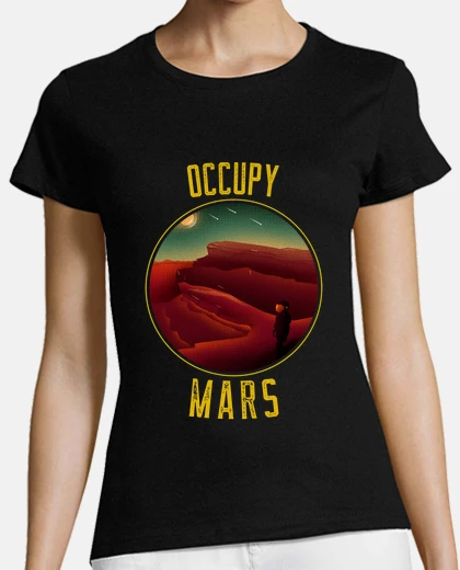 Playera ocupar marte