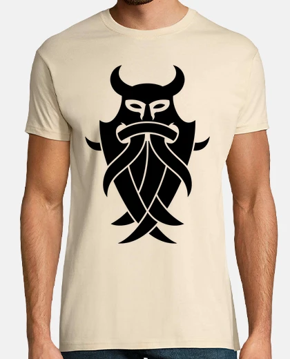 Tee-shirt Odin (noir) masque tribal