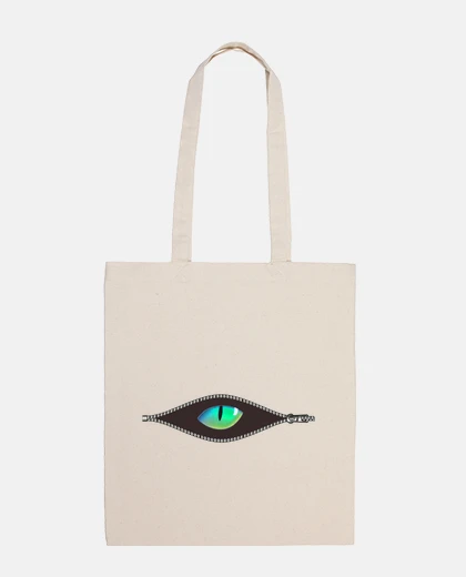 Sac Oeil chat fermeture éclair