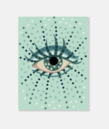 Tableau oeil de points