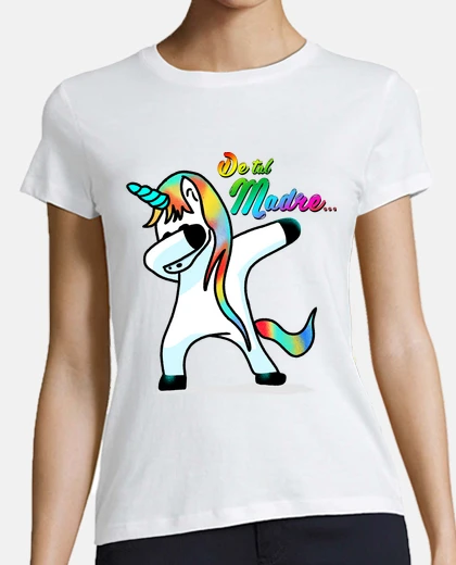 T-shirt of such mother - woman, short sleeve, white, premium quality